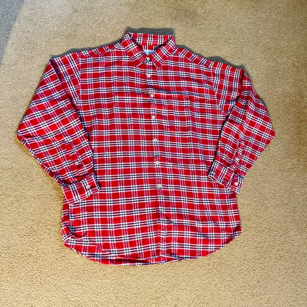 J. Crew Men’s Flannel Long-Sleeved Shirt